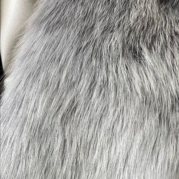 Ralph Lauren Collection * Fall 2014 Gray Italian Lamb Shearling Pull-Thru Collar - Picture 10 of 16